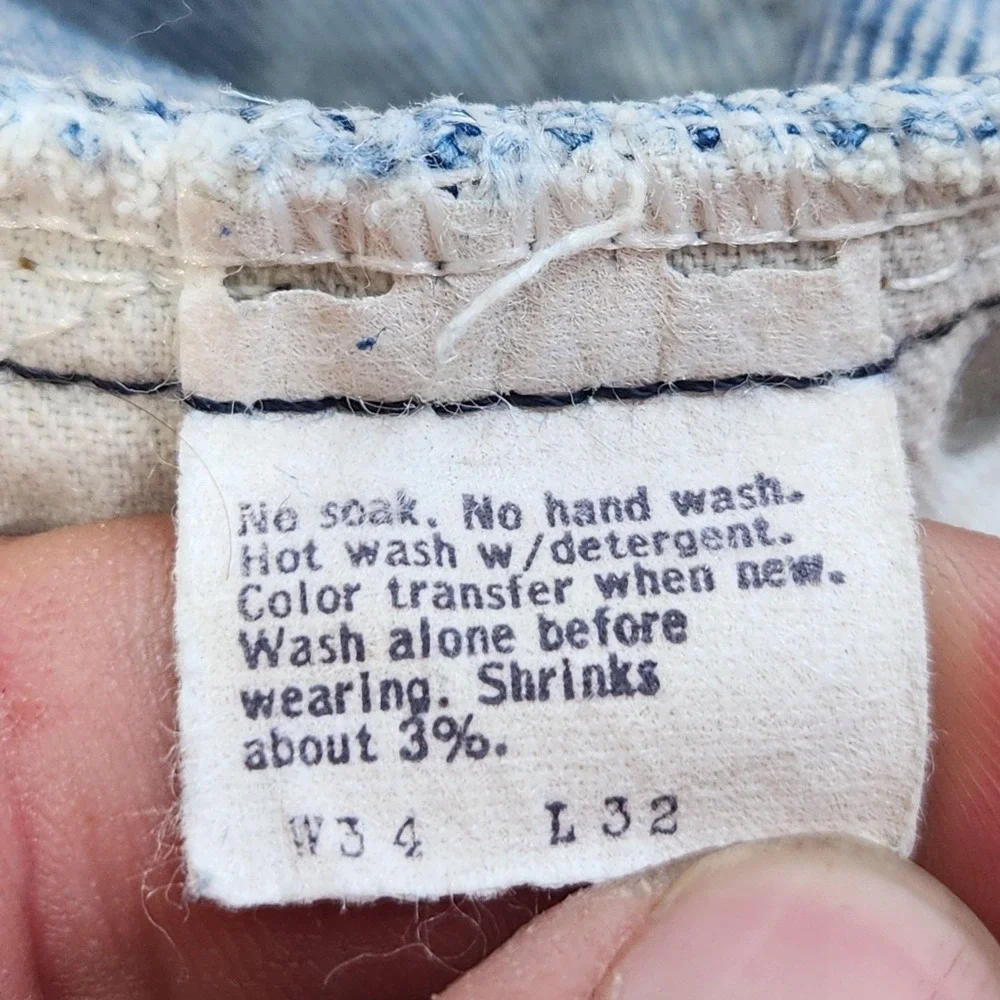 Vintage Levis 517 0217 Bootcut Jeans Mens 32x27 Orange Tab Denim USA Made 80s